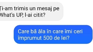 BANC | Un tip cere să fie împrumutat cu 500 de lei