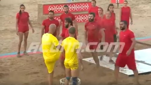 VIDEO / EXATLON. Imagini nedifuzate la tv, de la bătaia dintre români și turci! Giani Kiriță, de neoprit