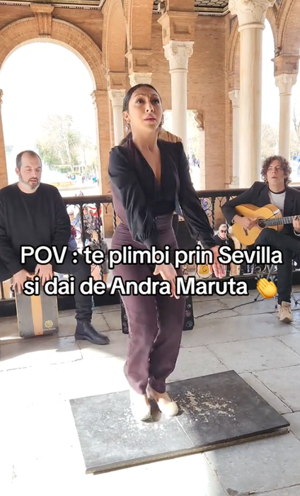 Fanii au crezut că nu văd bine: „Te plimbi prin Sevilla și dai de Andra Măruță”. Așa ceva…