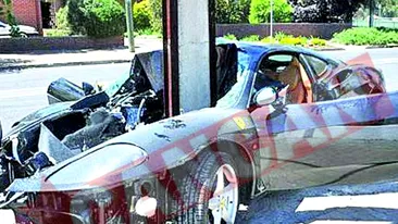 Au facut praf un Ferrari