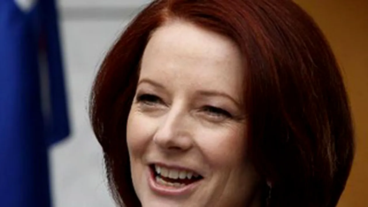 VIDEO Julia Gillard, premierul Australiei, a tras o tranta de zile mari la o vizita in India
