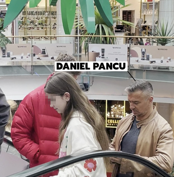 Daniel Pancu și copiii săi s-au distrat la mall (Foto: CANCAN.RO)