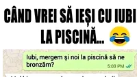 BANCUL ZILEI | Când vrei să ieși cu iubi la piscină