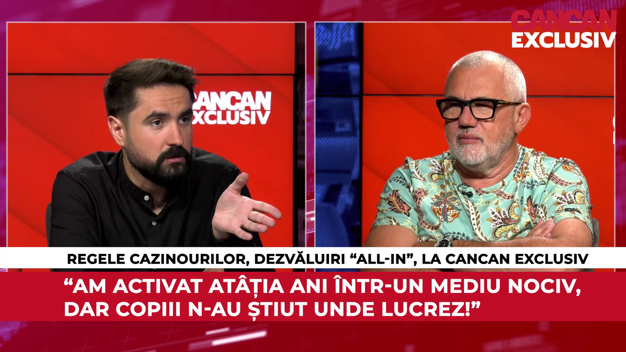 Sorin Constantinescu a făcut dezvăluiri “all-in", în cadrul emisiunii CANCAN EXCLUSIV (Foto: captură video)