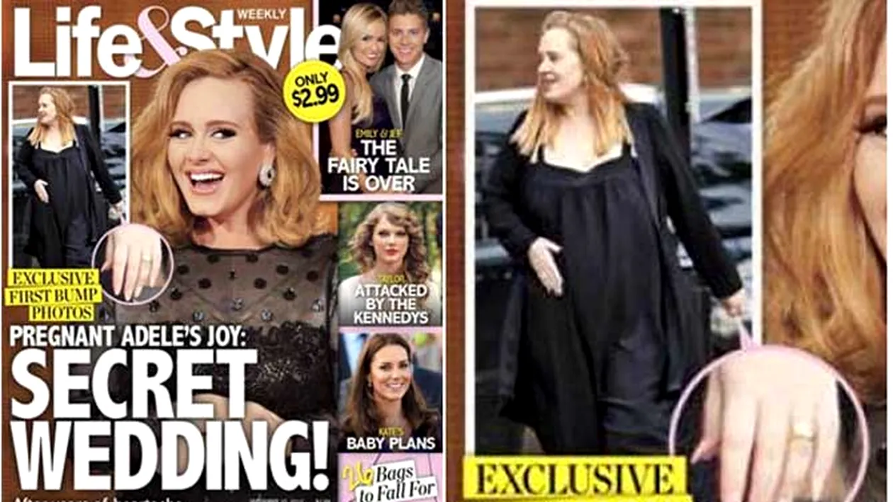 Adele s-a maritat in secret!