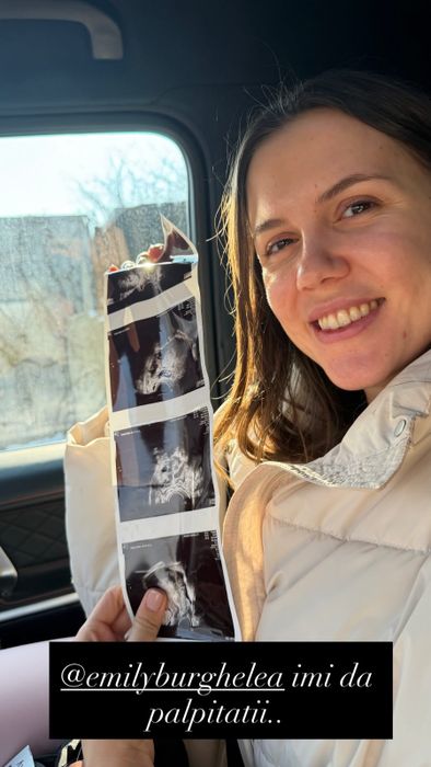 Emily Burghelea a mers la ecografie cu soțul ei și doctorița le-a dat lumea peste cap: „Ia uite, bebeluș! Andrei a tresărit, a făcut niște ochi”