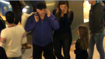Balint e un tata modern! Si-a insotit fiica la cumparaturi in mall