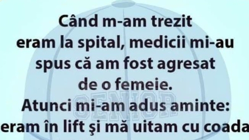 BANC | "Medicii mi-au spus că am fost agresat de o femeie"