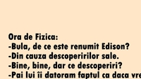 BANC | Bulă și Edison