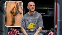 Bordea marchează o nouă etapă cu un alt tatuaj, dar nu renunță la fosta soție: “Când ajungi prea sus e posibil să te arzi”
