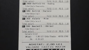 Noroc fantastic pe un bărbat din Horezu! A pus 2 lei la pariuri și a câștigat 50.000 de euro!