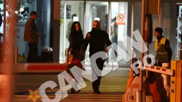 Intalnire de gradul zero la aeroport: Dan Cioara a asteptat-o cu flori pe Beatrice. Revederea a fost incendiara: s-au imbratisat si s-au sarutat minute in sir