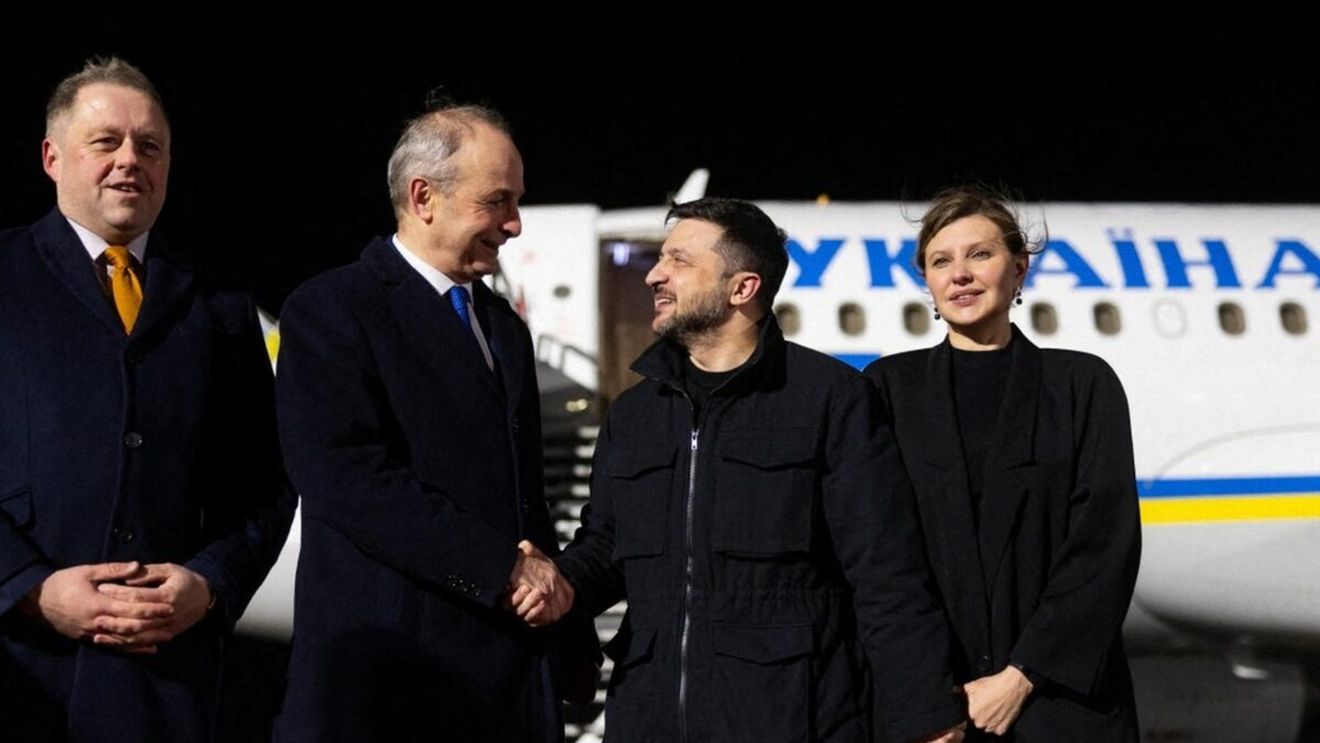 Incident grav de securitate. Avionul lui Volodimir Zelenski a fost vizat de mai multe drone