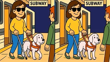 Test de perspicacitate | Ești un geniu dacă poți găsi toate cele 3 diferențe în maximum 33 de secunde