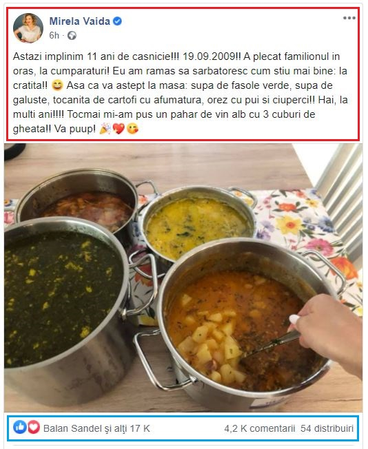 Mirela Vaida, mesaj total neașteptat cu ocazia aniversării a 11 ani de la nuntă! Ce i-a transmis public soțului ei, Alexandru Vaida