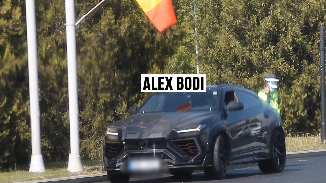 Alex Bodi, la volanul unui Lamborghini Urus by Mansory + Venatus, în valoare de 500.000 de euro