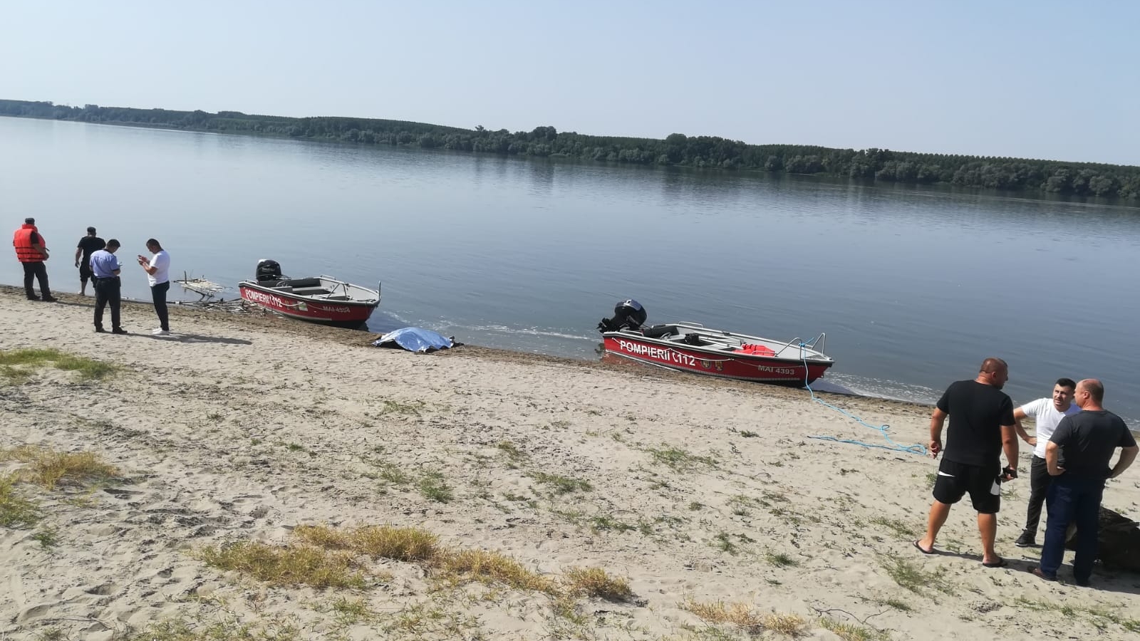 Trupul neînsuflețit al tânărului căutat pe Dunăre, în zona localității Corabia, a fost găsit