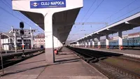 Scene șocante pe peronul gării din Cluj-Napoca. Un bărbat a încercat să violeze o tânără care aștepta trenul spre casă