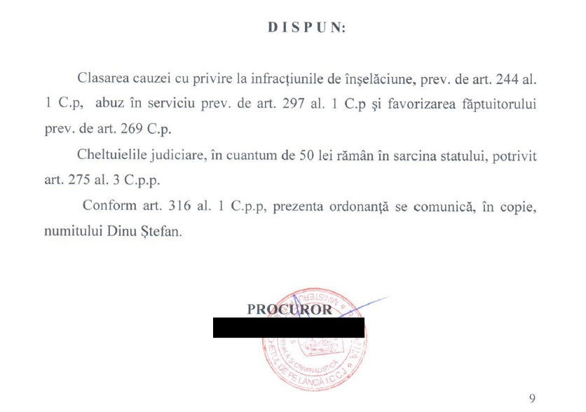 Fane Căpățână susține că toate plângerile au fost clasate