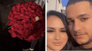 Alin Borcan și-a așteptat concubina după arest cu un buchet de flori imens: ”Vine călăul”. Ce i-a reproșat amantei Dana, într-un live