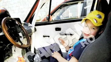 Cassian, copilul-minune de la raliuri! E sofer de la patru ani!