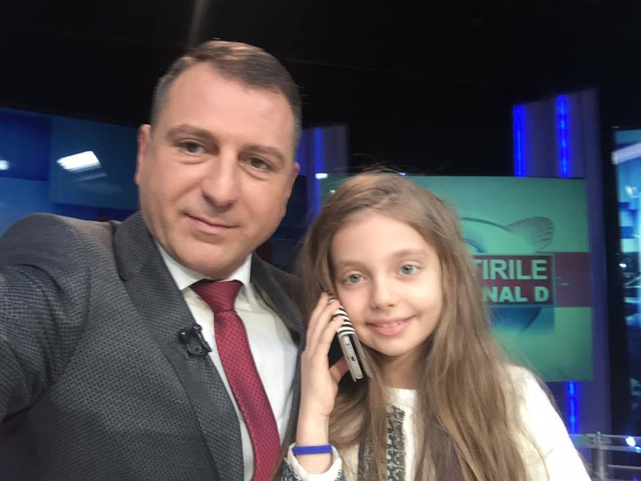 Christian Sabbagh şi fiica lui cea mare