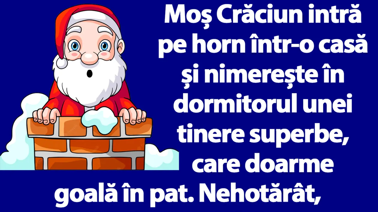 Bancul de Crăciun | Moș Crăciun și tânăra superbă