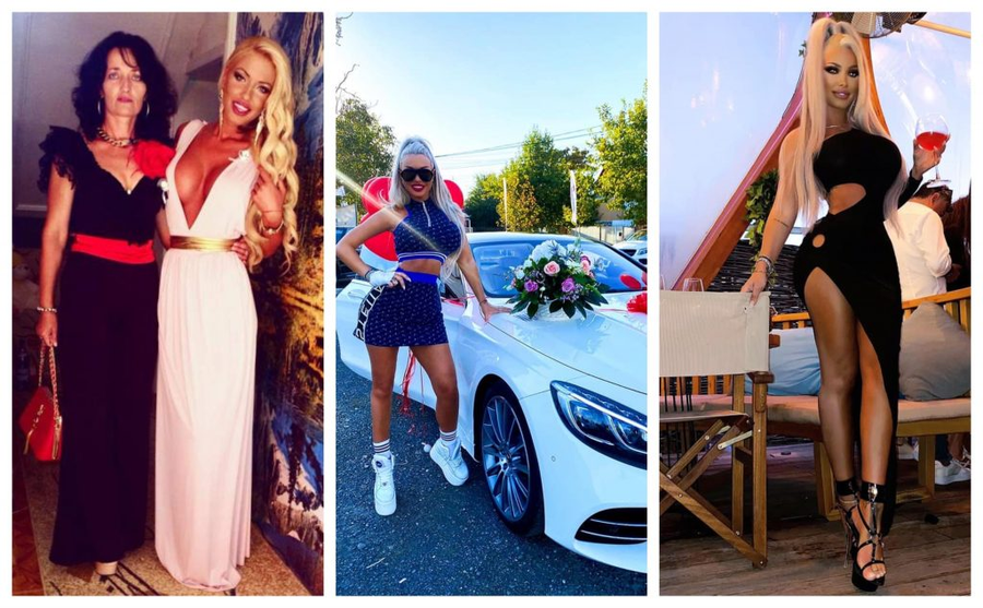 Loredana Chivu, alături de mama ei într-o poză mai veche și alte două fotografii realizate zilele trecute de fosta asistentă TV © Instagram Stories / Facebook