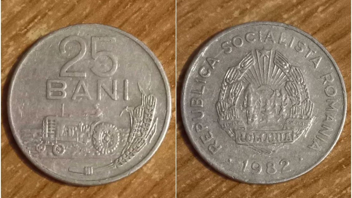 Tu mai ai așa ceva în cutia cu amintiri? Prețul ireal la care se vinde o monedă de 25 de bani din anul 1982, acum, în 2023