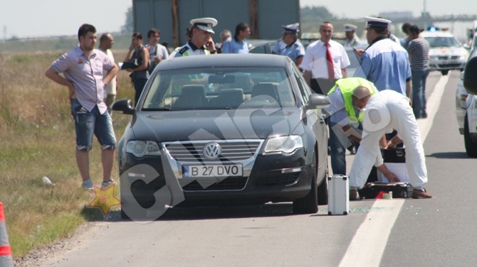 Jaf armat pe autostrada Bucuresti-Pitesti! O masina care transporta bijuterii a fost atacata si pradata de 20 de kilograme de aur!