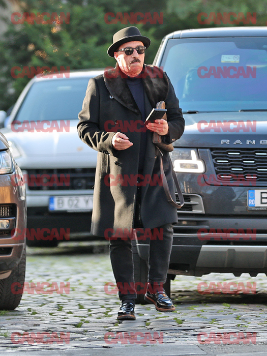 Romică Țociu a purtat o ținută all black