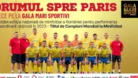 Echipa națională de minifotbal, premiată la Gala Mari Sportivi 2023 pentru titlul mondial care a bucurat o țară întreagă. „Exista o speranță!”. VIDEO