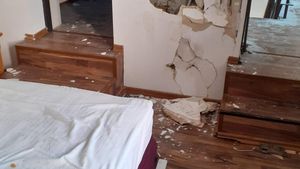 Revelion cu tematică: macete și săbii. O vila din București a fost devastată de tinerii care au închiriat-o