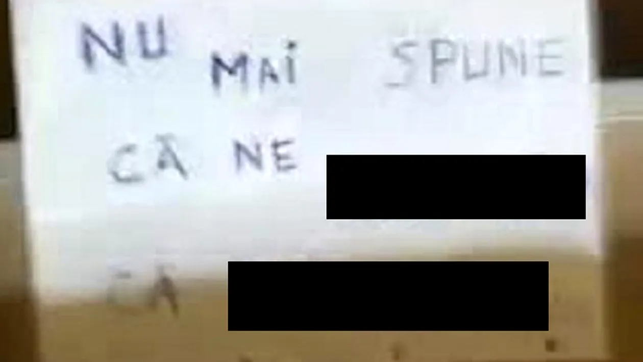 Biletul absolut STUPID cu care un clujean a incercat sa se impace cu iubita! Ce a gasit femeia pe treptele din scara blocului!