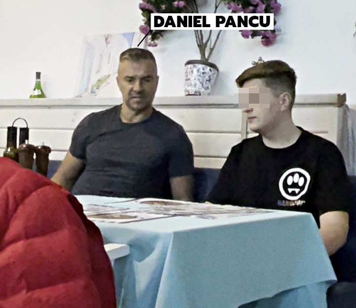 Daniel Pancu, la masă alături de copiii săi (SURSA FOTO: CANCAN.RO)
