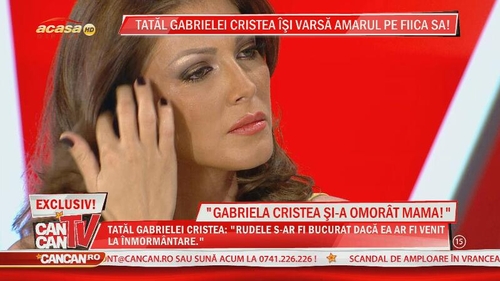 Ilinca a izbucnit în lacrimi in platoul emisiunii CANCAN TV! "Tata imi lipseşte în fiecare zi"