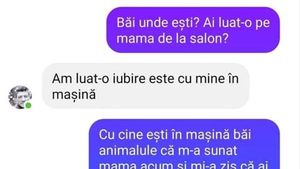 BANC | ”Unde ești, ai luat-o pe mama de la salon?”