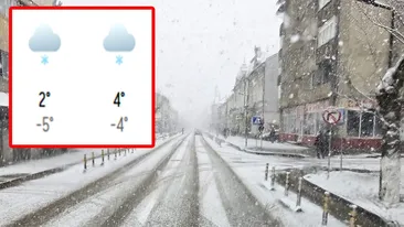 Se întoarce iarna în România. Meteorologii Accuweather anunță ninsori ca în mijlocul iernii