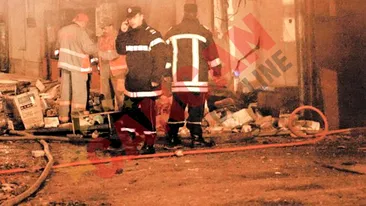 Casa devastata de o explozie la Timisoara