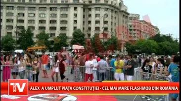 Alex Velea, Michael Jackson de Romania! Flash Mob cu 2.000 de oameni!