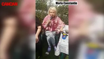 Maria Constantin a făcut paranghelie în fața blocului! Uite cu cine a petrecut artista de Paște