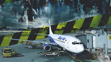 Debandada Blue Air. Cum sunt umiliți pasagerii pe zborurile low-cost