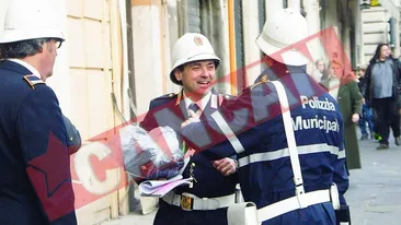 Haine inscriptionate gresit pentru politistii italieni