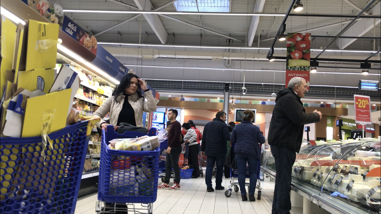 Ioana Simion a făcut o aprovizionare completă