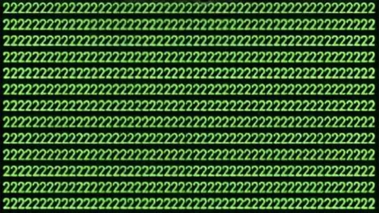 Test IQ numai pentru genii | Identificați cifra 5 din această imagine, în maximum 7 secunde