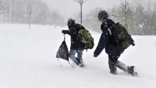 Şcolile din 21 de localităţi sucevene vor avea luni cursurile suspendate