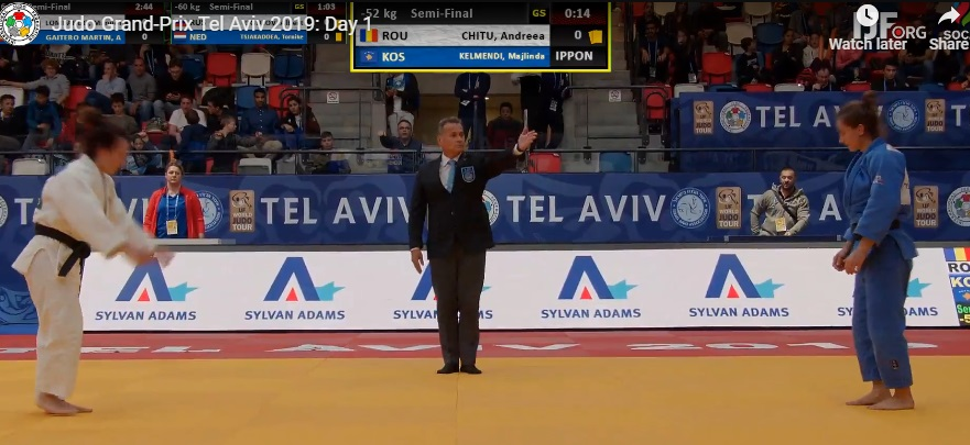 Andreea Chițu, bronz la Grand Prix-ul de judo de la Tel Aviv. Cozmin Gușă a felicitat-o imediat
