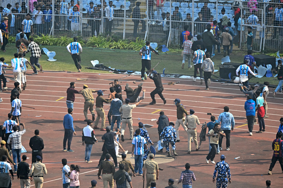Scandal pe stadionul din India unde Messi a fost prezent. Sursa foto Profimedia