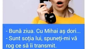 BANCUL ZILEI | Nevasta lui Mihai
