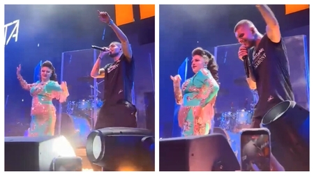 Cornelia dansatoarea face pereche pe scenă cu Andrei Bănuță. Imaginile care s-au viralizat